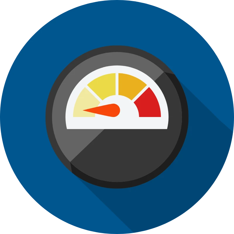 an illustration of low pressure on a gague