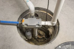 a clean sump pump